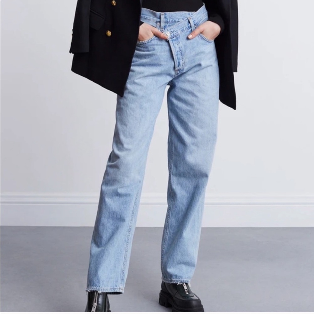 AGOLDE - Criss Cross Upsized Jean in Suburbia - Picture 6 of 7